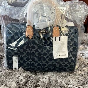 Coach Blue Signature Women's Bag
